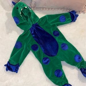 Dinosaur costume plush onesie 3-6 mo